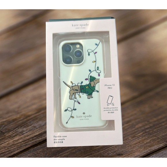 Kate Spade Claude iPhone 13 PRO Case White For The Holiday New in box